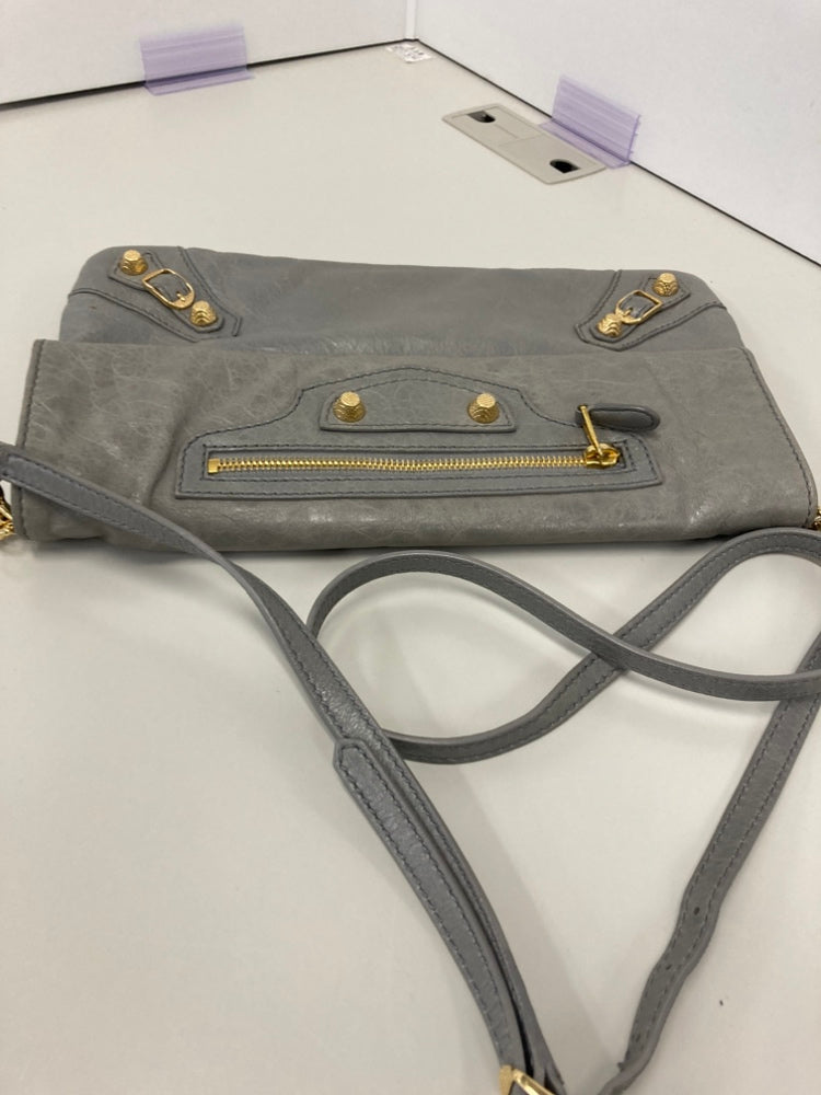 Balenciaga Cuir d’agneau Motocross Giant 12 Envelope Pochette With Strap