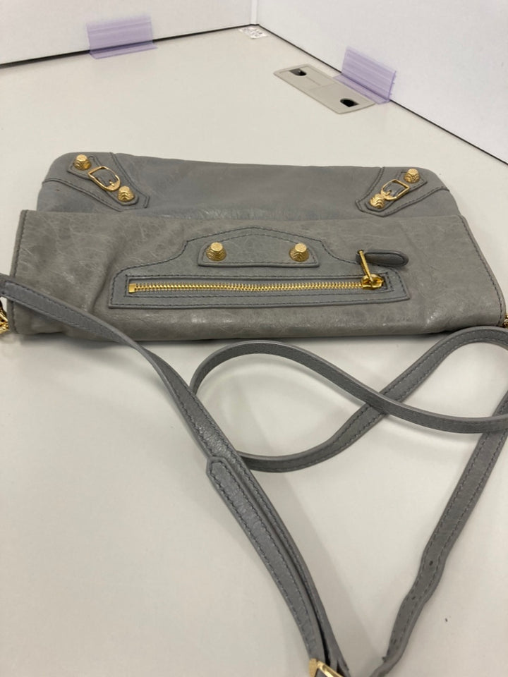 Balenciaga Cuir d’agneau Motocross Giant 12 Envelope Pochette With Strap