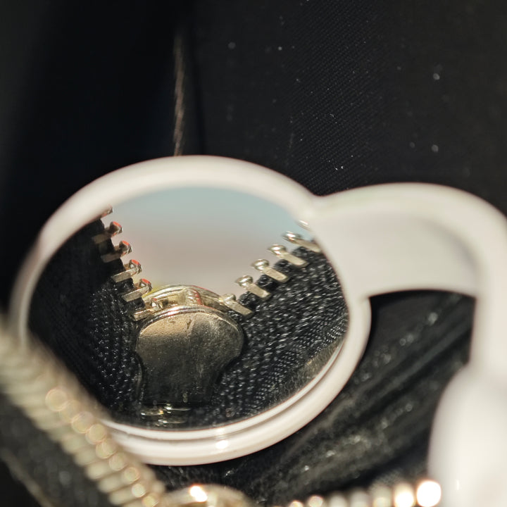 Dior Woven Cuir d’agneau Lady Dior Rendezvouz Wallet on Chain
