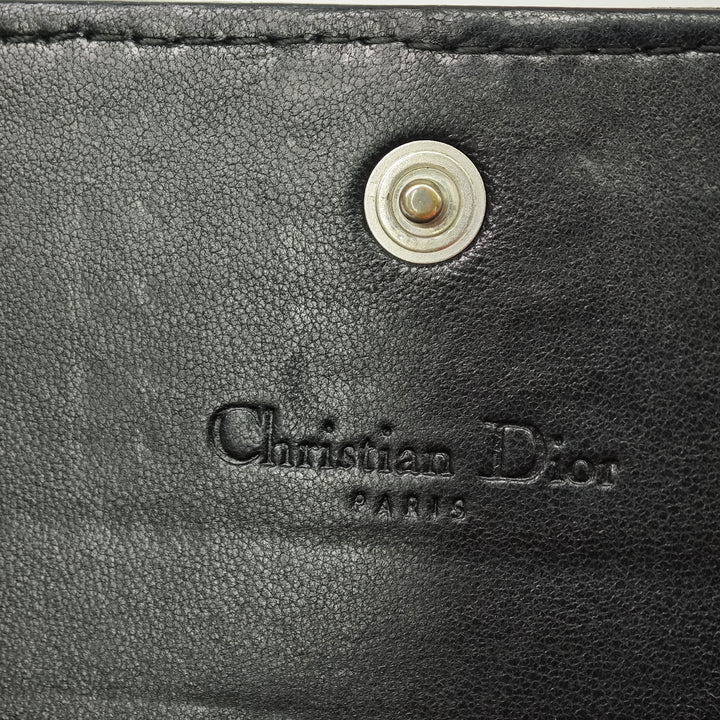 Dior Woven Cuir d’agneau Lady Dior Rendezvouz Wallet on Chain