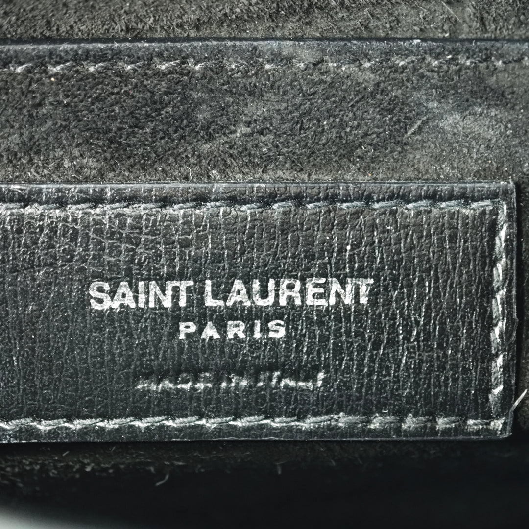 Saint Laurent Medium Cuir de veau Monogram Sunset Sac porté croisé
