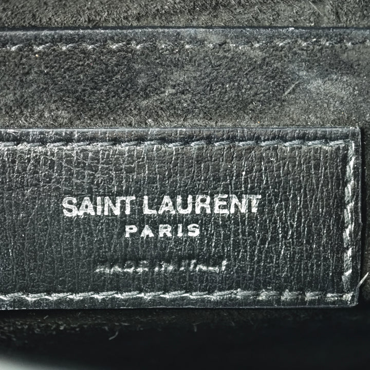 Saint Laurent Medium Cuir de veau Monogram Sunset Sac porté croisé