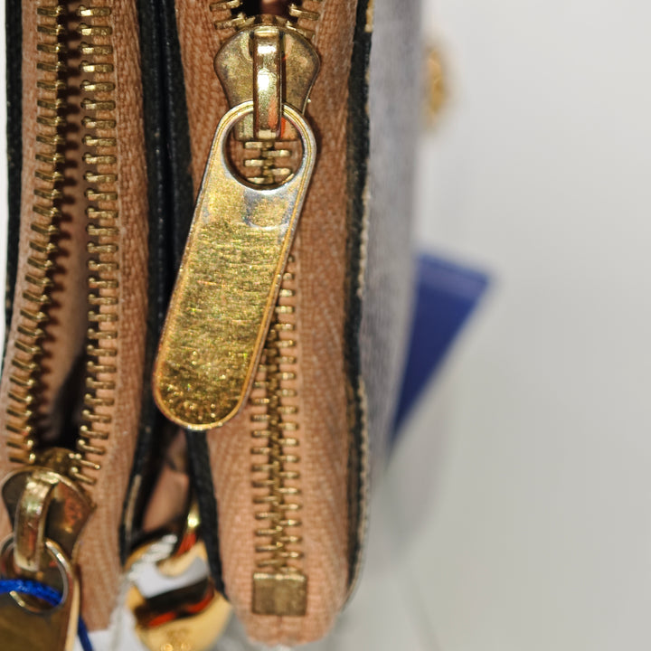 Louis Vuitton Damier Ebene Pochette Double Zip
