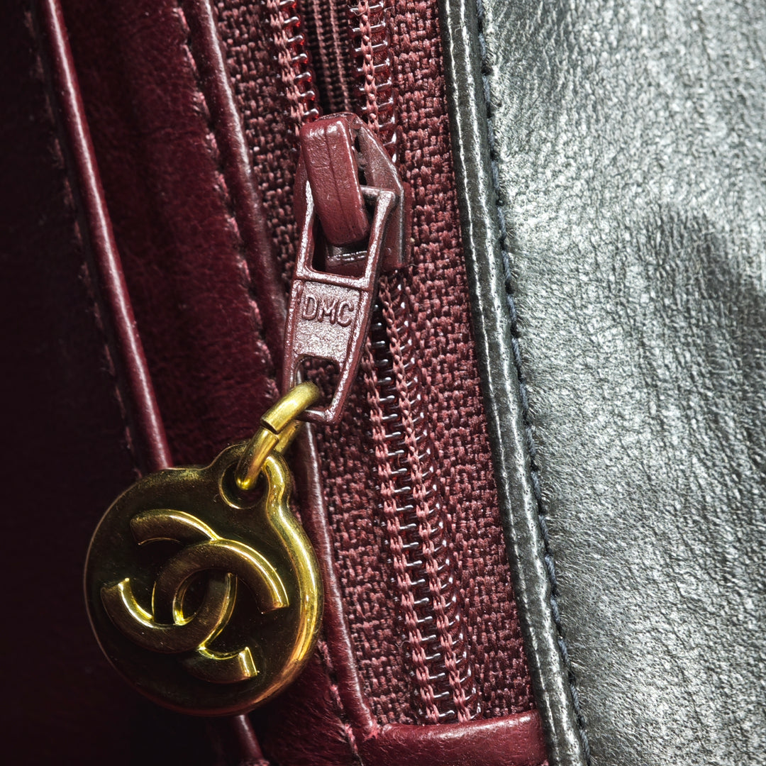 Chanel Medium Cuir d’agneau Kelly Parent sac à anse supérieure