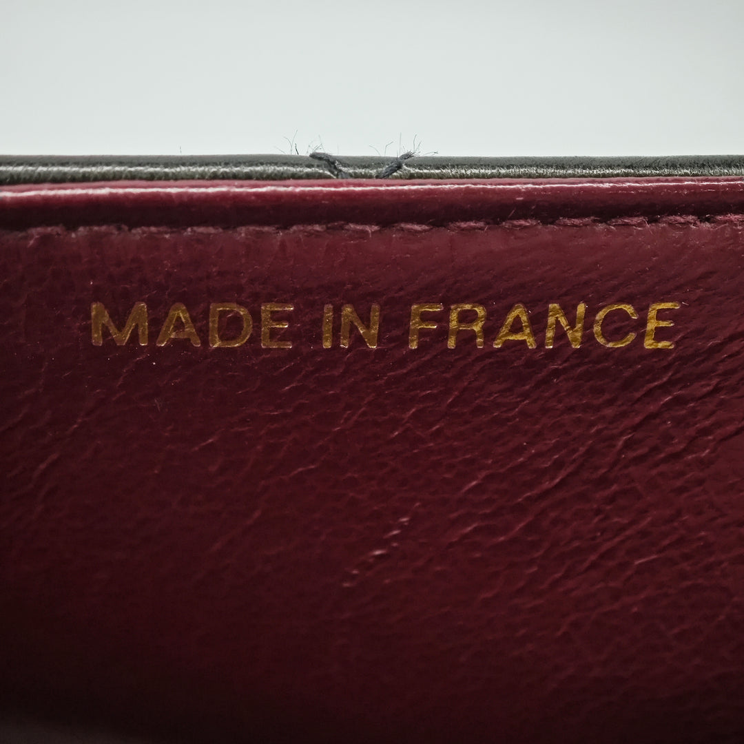 Chanel Medium Cuir d’agneau Kelly Parent sac à anse supérieure