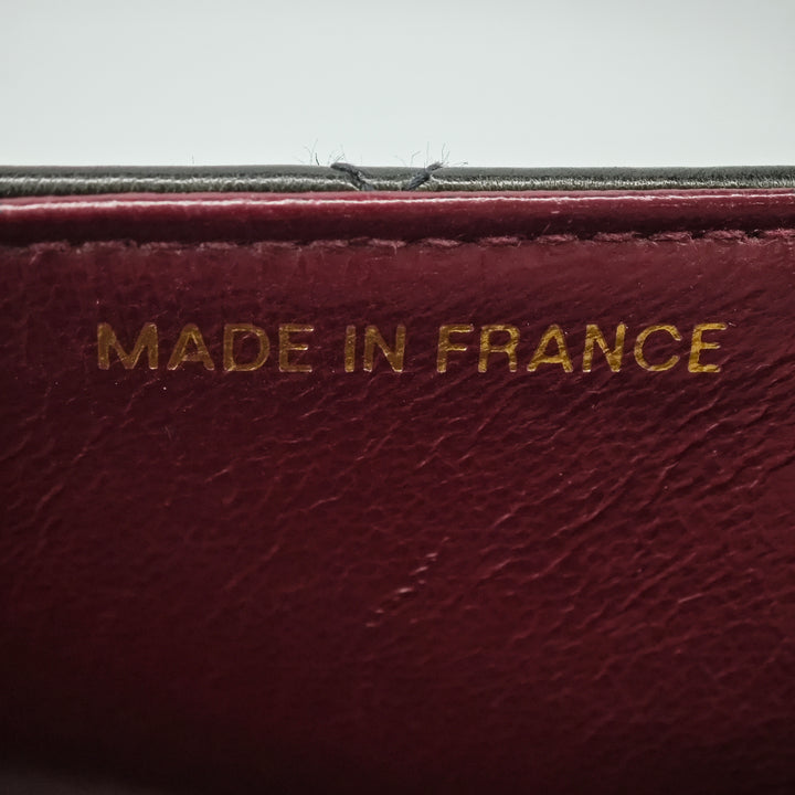 Chanel Medium Cuir d’agneau Kelly Parent sac à anse supérieure