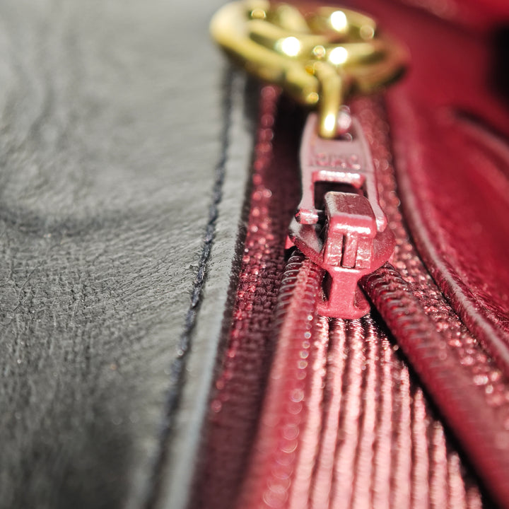 Chanel Medium Cuir d’agneau Kelly Parent sac à anse supérieure
