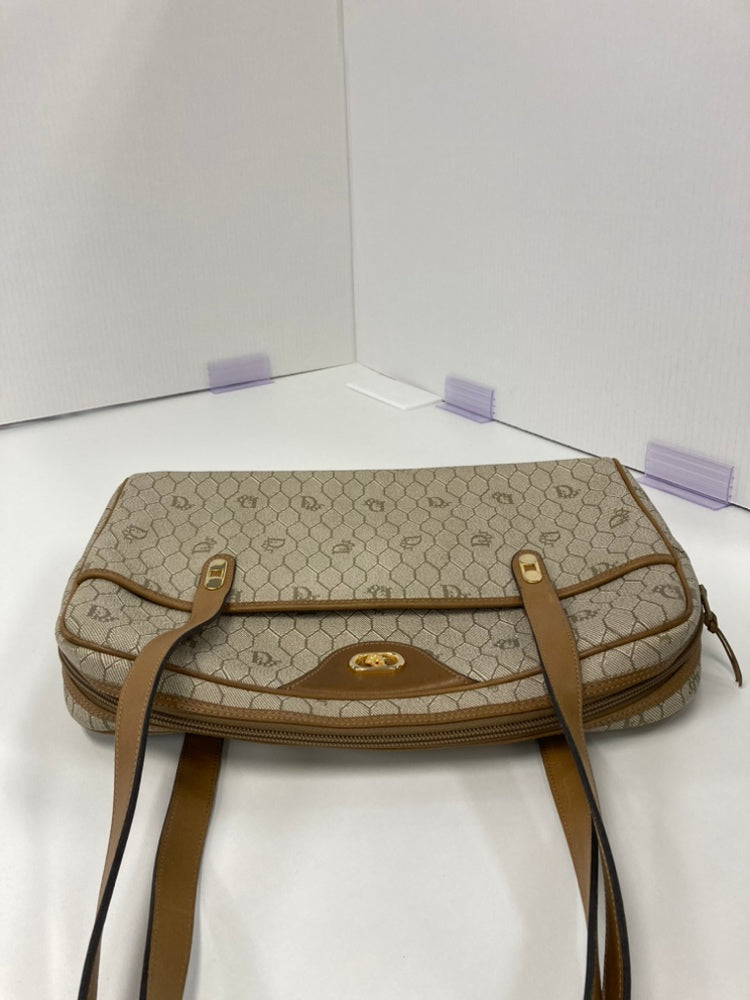 Dior Honeycomb Coated Toile Sac bandoulière