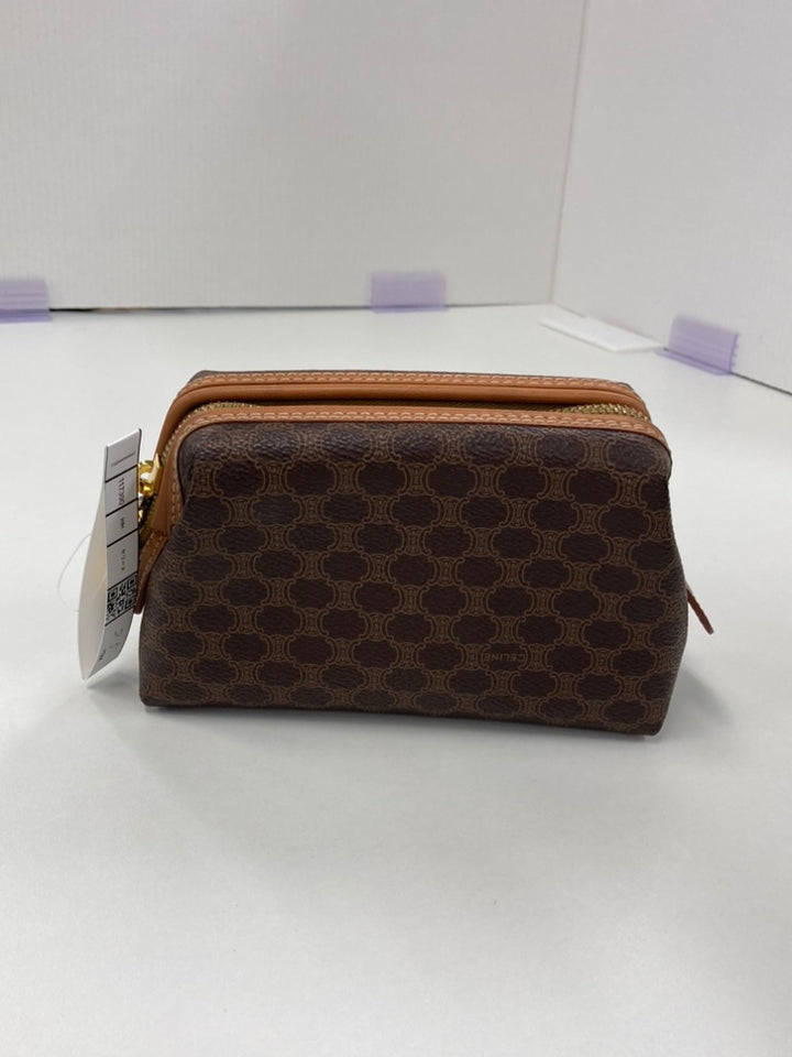 Celine Macadam Coated Toile Pochette