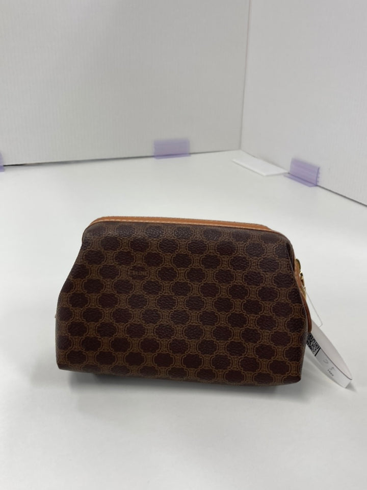 Celine Macadam Coated Toile Pochette
