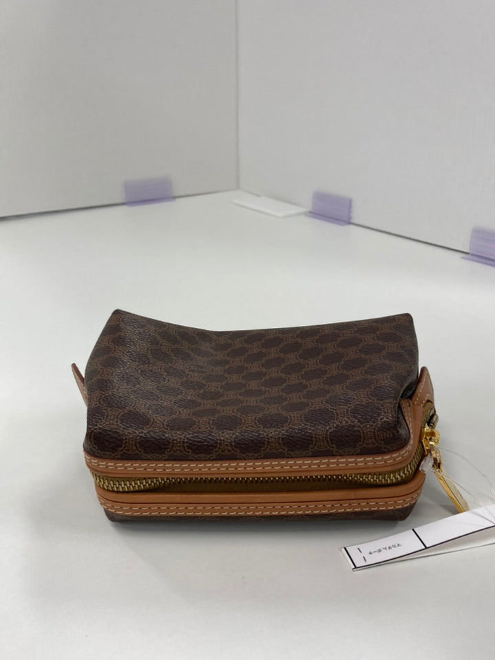 Celine Macadam Coated Toile Pochette