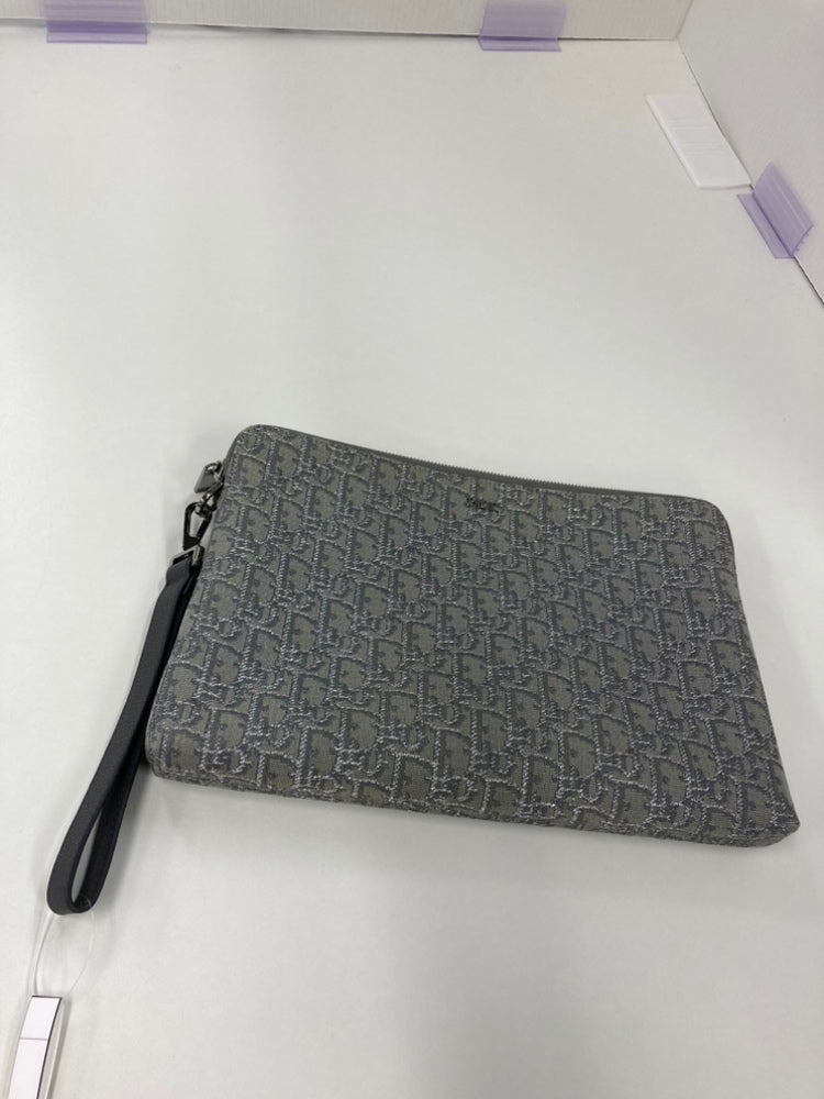 Dior Oblique Toile A4 Zipped Pochette