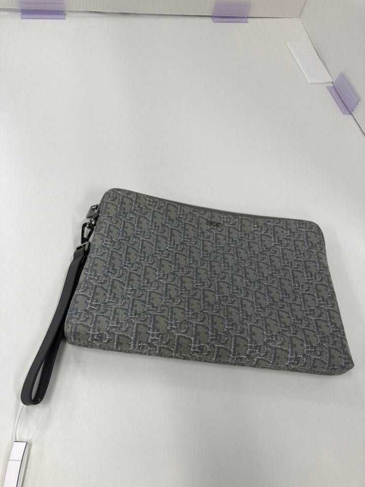 Dior Oblique Toile A4 Zipped Pochette