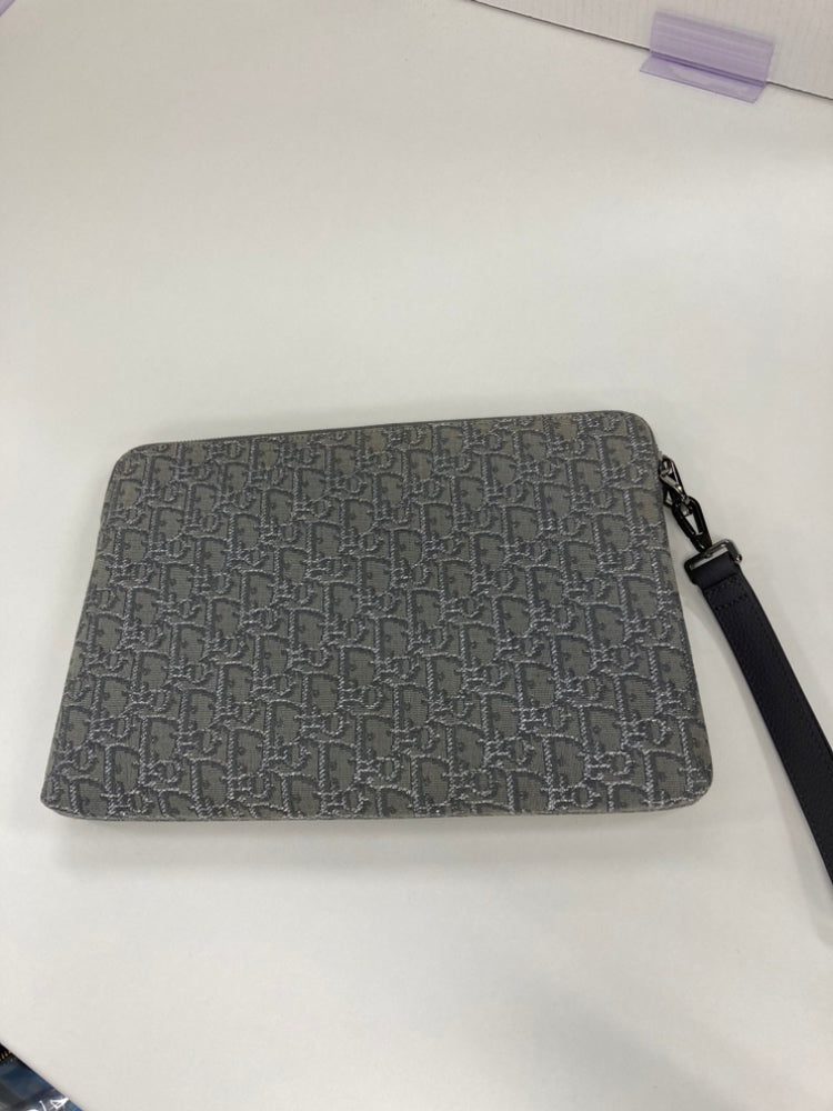 Dior Oblique Toile A4 Zipped Pochette