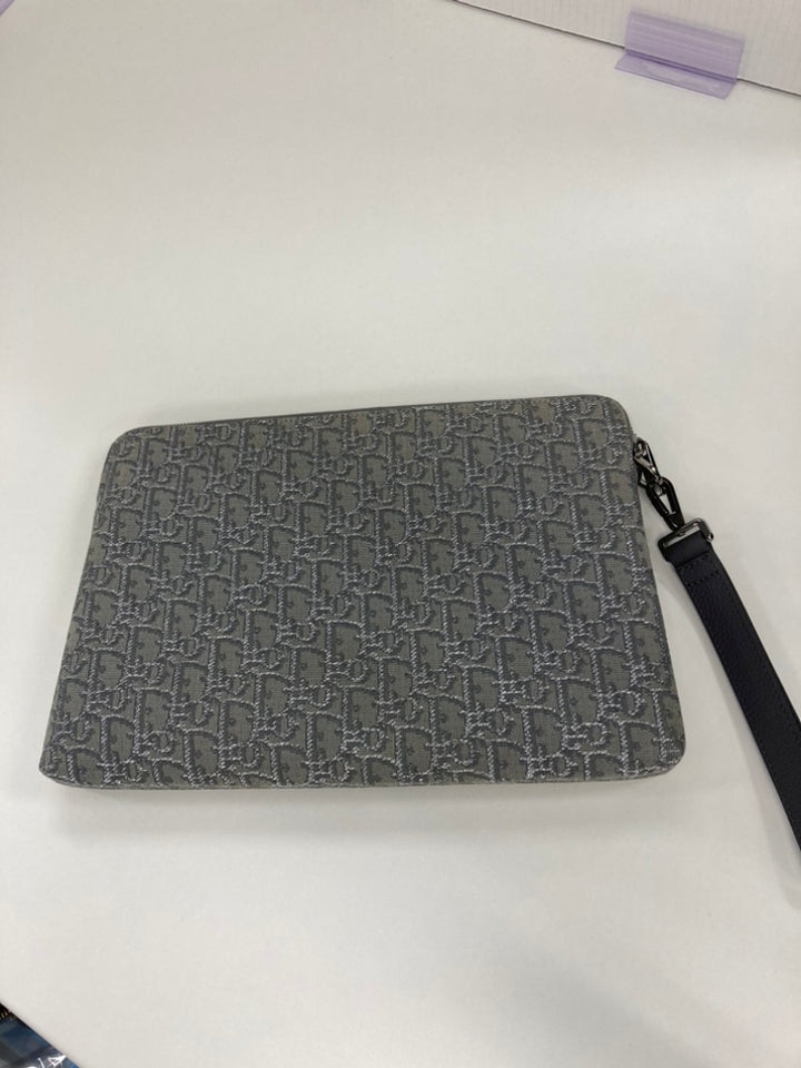 Dior Oblique Toile A4 Zipped Pochette
