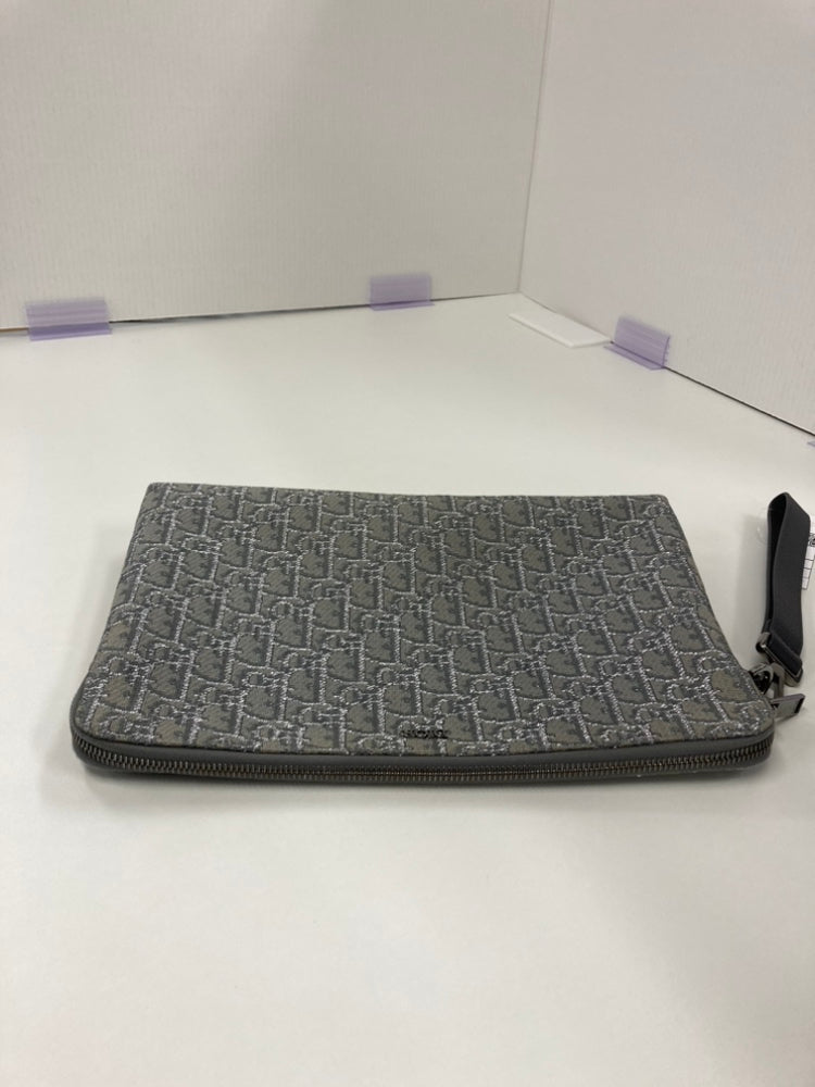 Dior Oblique Toile A4 Zipped Pochette