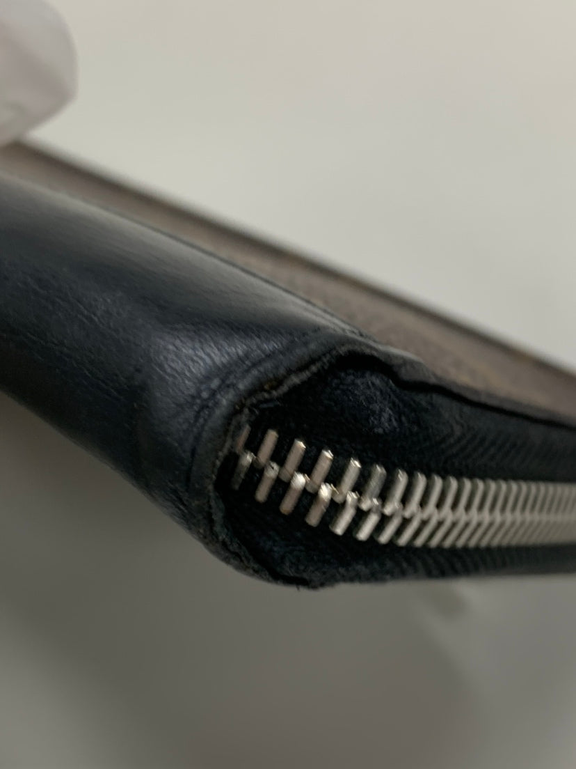 Louis Vuitton Monogram Macassar Vertical Zippy Portefeuille