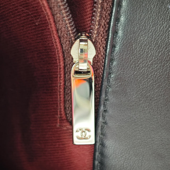 Chanel Medium Matelassé Cuir verni Bubble CC à rabat