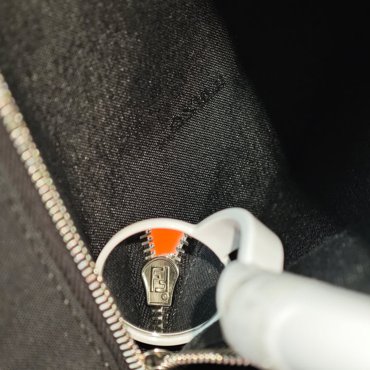 Fendi Large Zucca embossé Cuir Convertible Sac ceintureuette