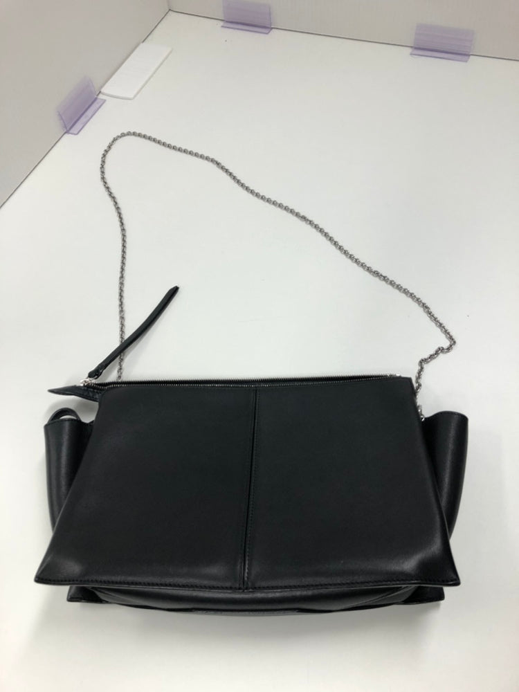 Celine Trifold Cuir Pochette avec chaîne