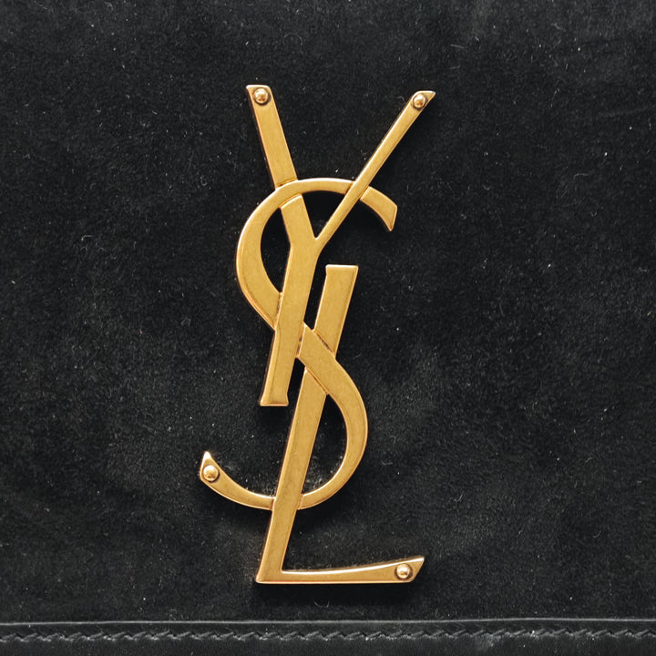 Saint Laurent Medium Daim Rope Stitch Kate Sac porté croisé