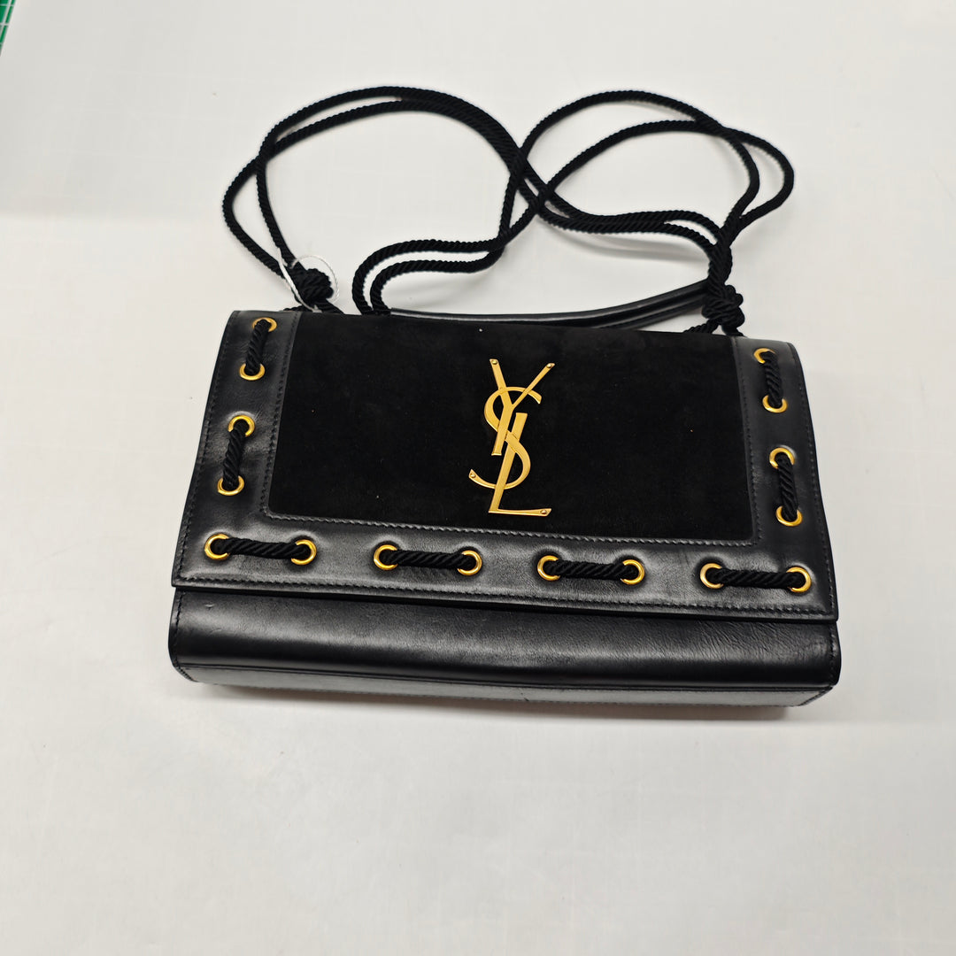 Saint Laurent Medium Daim Rope Stitch Kate Sac porté croisé