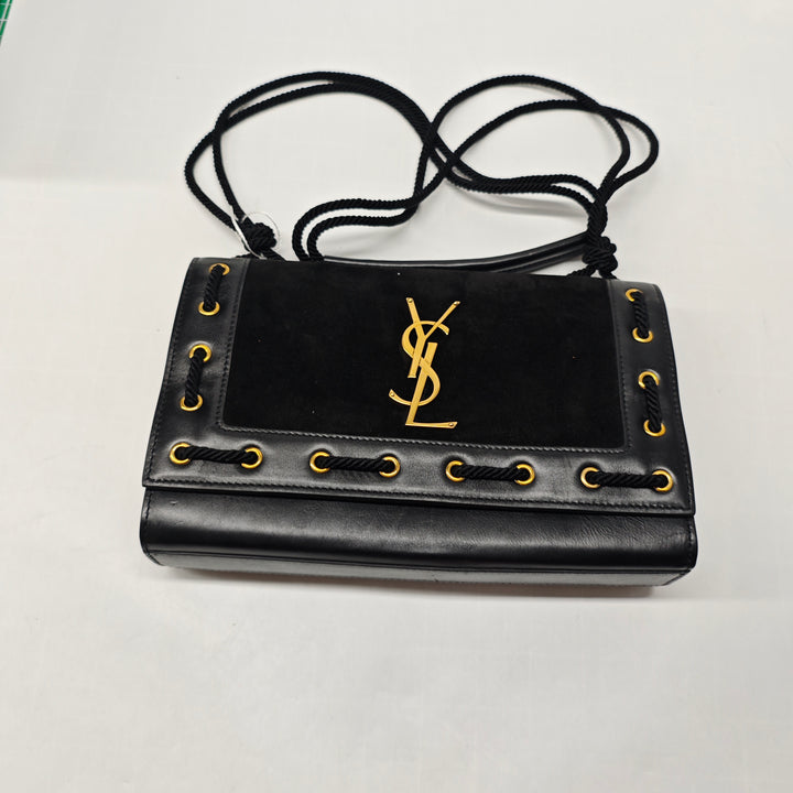 Saint Laurent Medium Daim Rope Stitch Kate Sac porté croisé