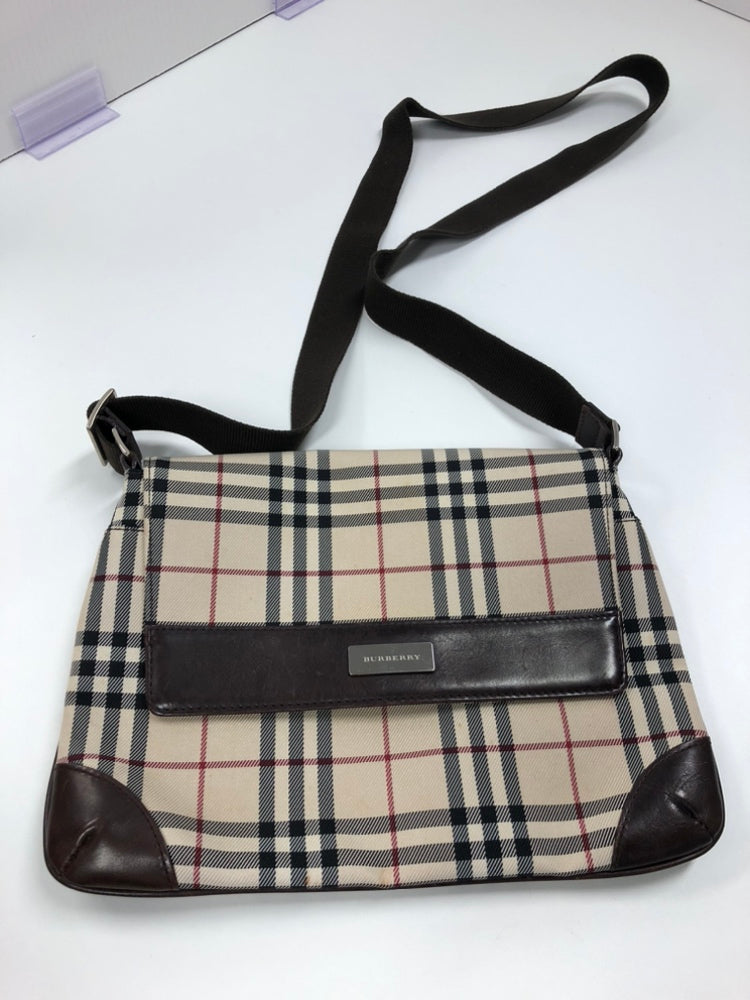 Burberry House Check Toile à rabat Sac porté croisé