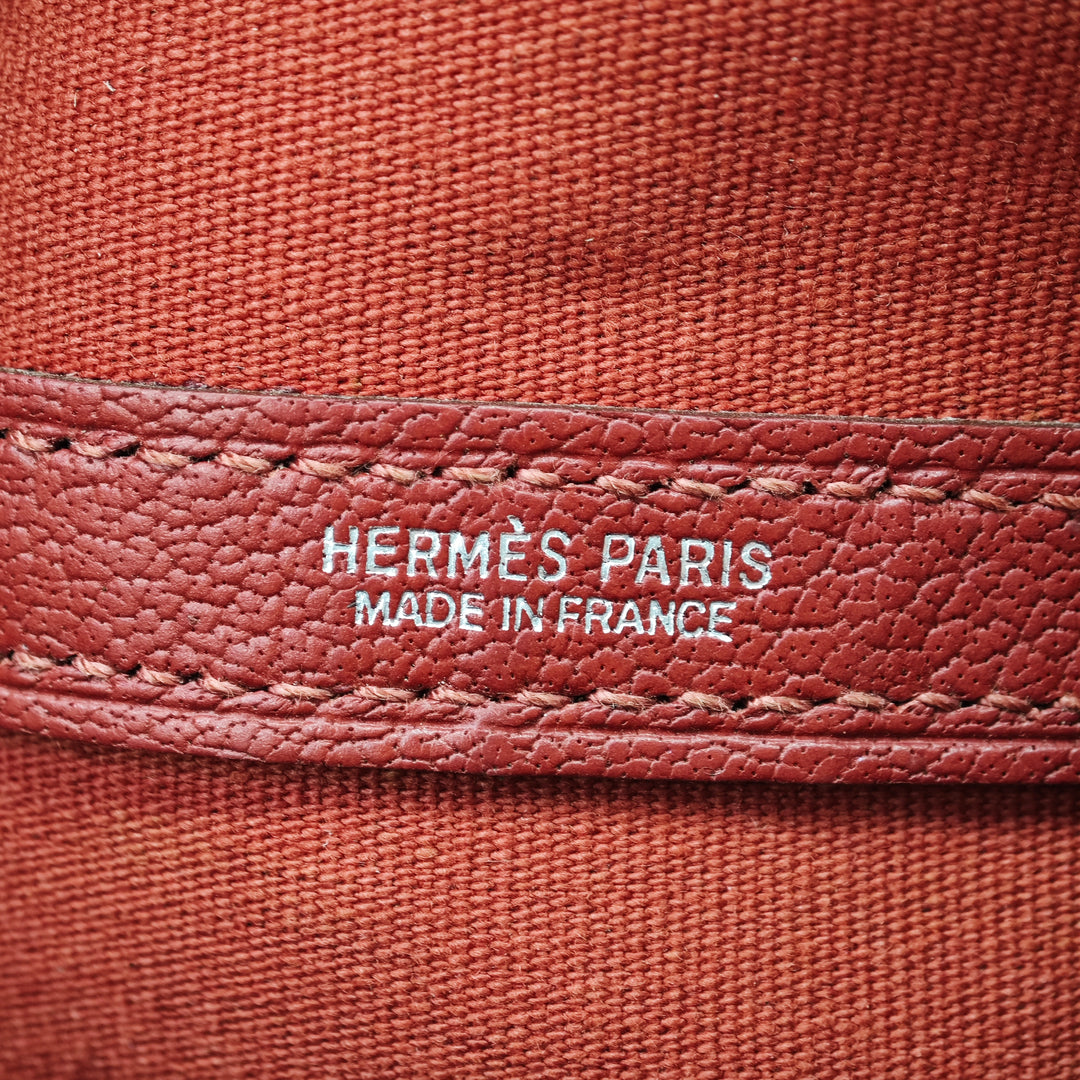 Hermès Toile et Negonda Garden Party Zip