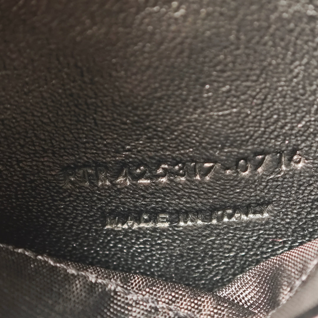 Saint Laurent Mini Croc embossé Cuir Blogger Sac caméra
