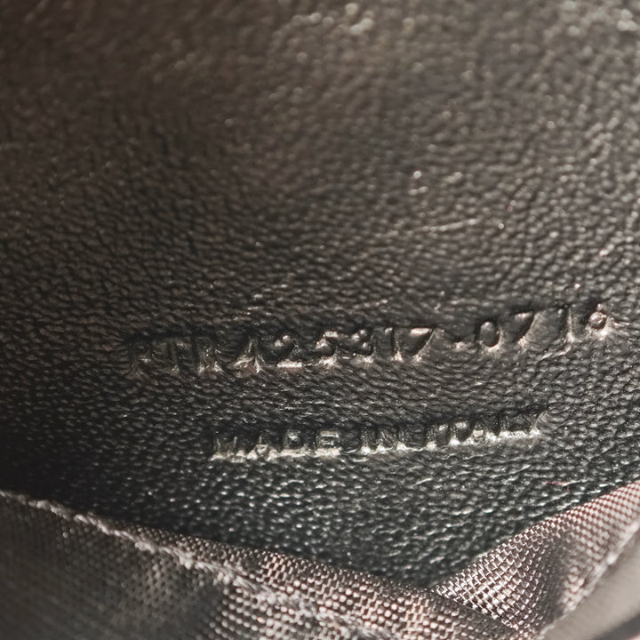 Saint Laurent Mini Croc embossé Cuir Blogger Sac caméra
