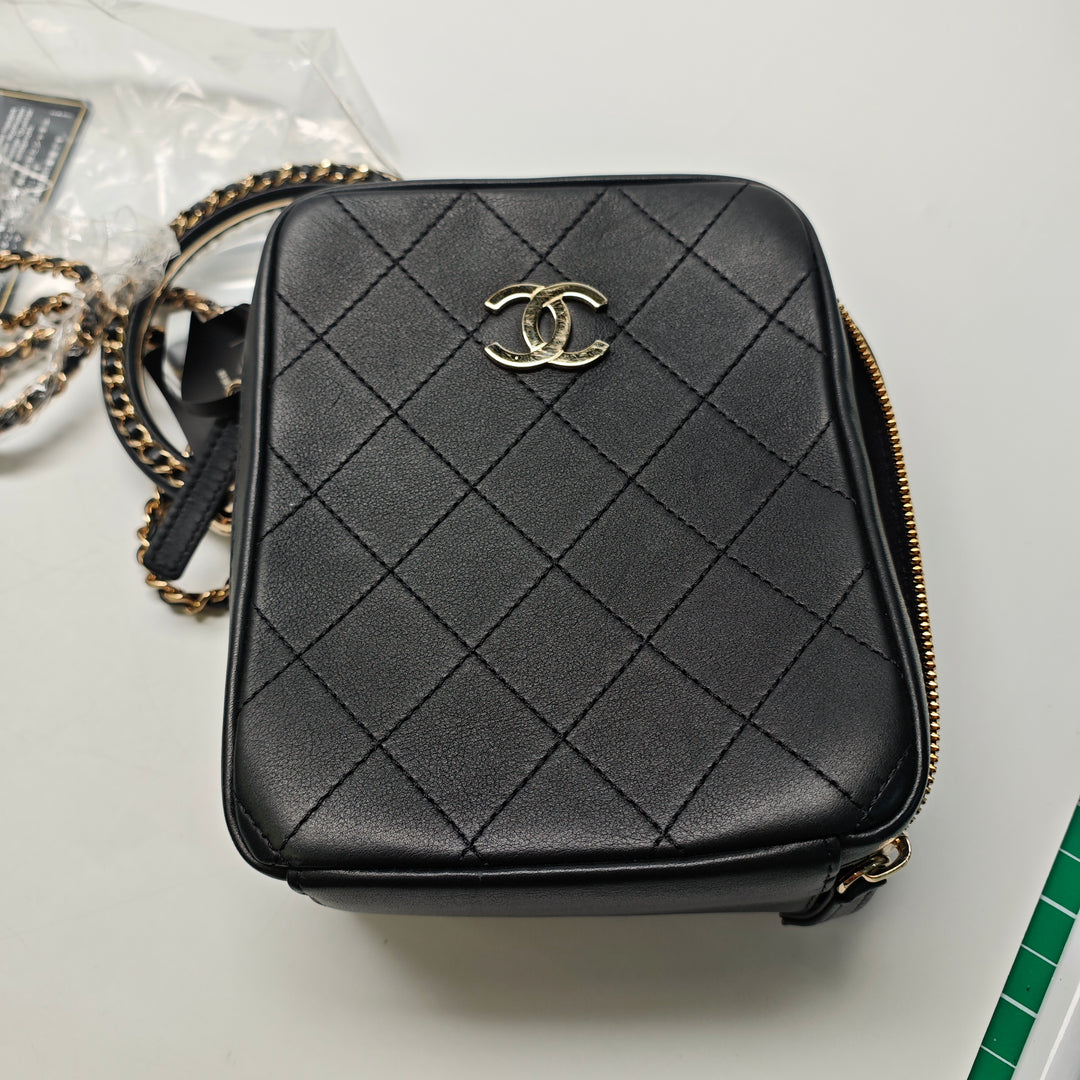 Chanel Cuir de veau Surpiqué Cup Of Tea Vanity