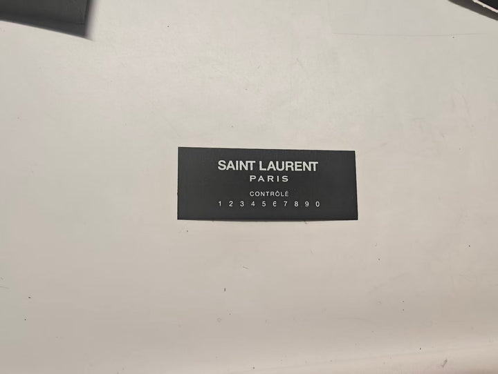 Saint Laurent Mini Croc embossé Cuir Blogger Sac caméra