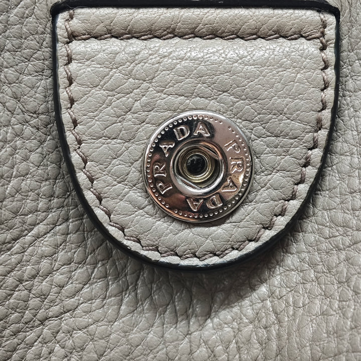 Prada Vitello Daino Side Zip Convertible Cabas