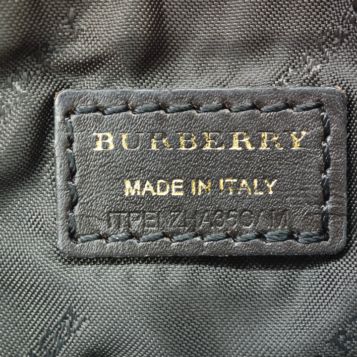 Burberry Haymarket Check Coated Toile Adeline Fold over Pochette