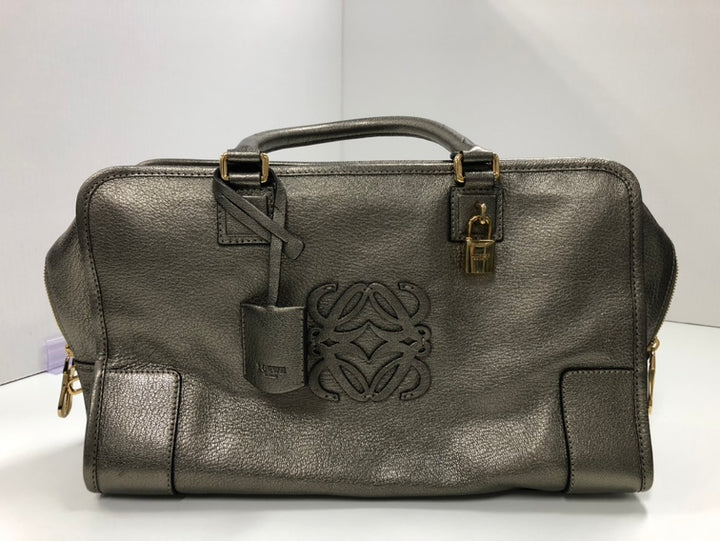 LOEWE Metallic Cuir de chèvre Amazona 36