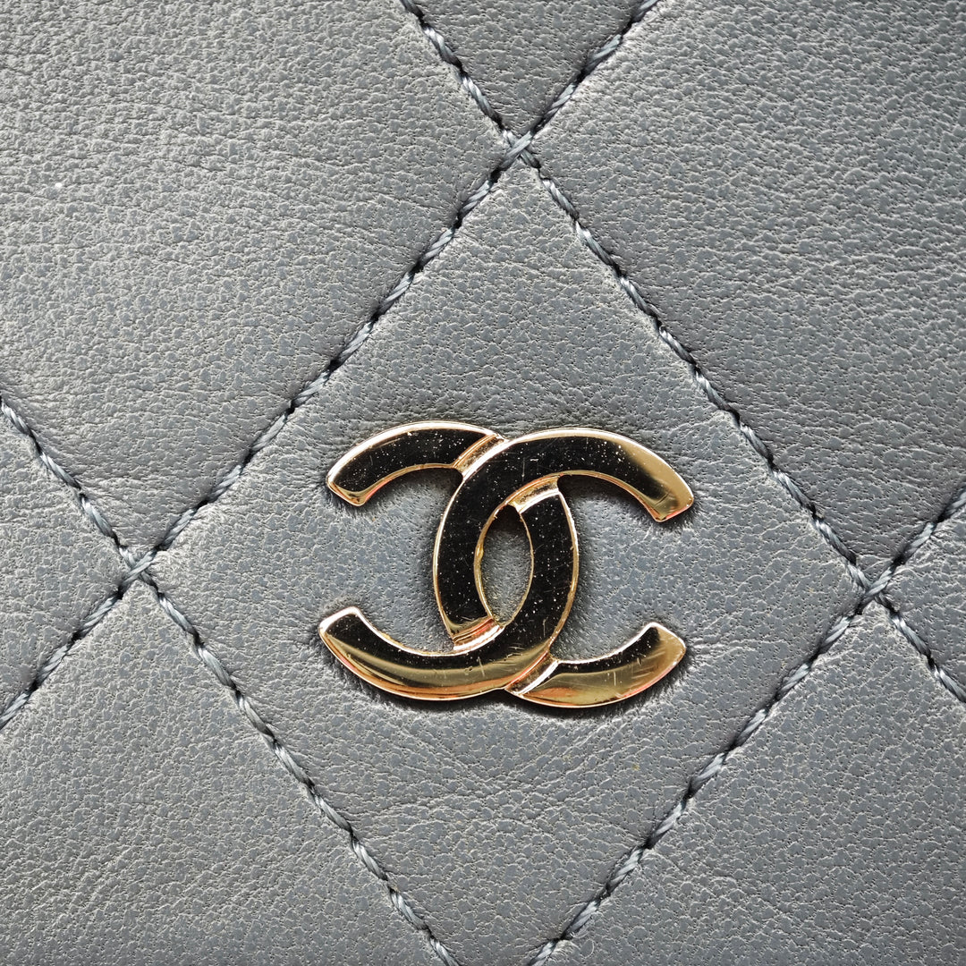 Chanel CC Matelassé Cuir d’agneau Wallet on Chain