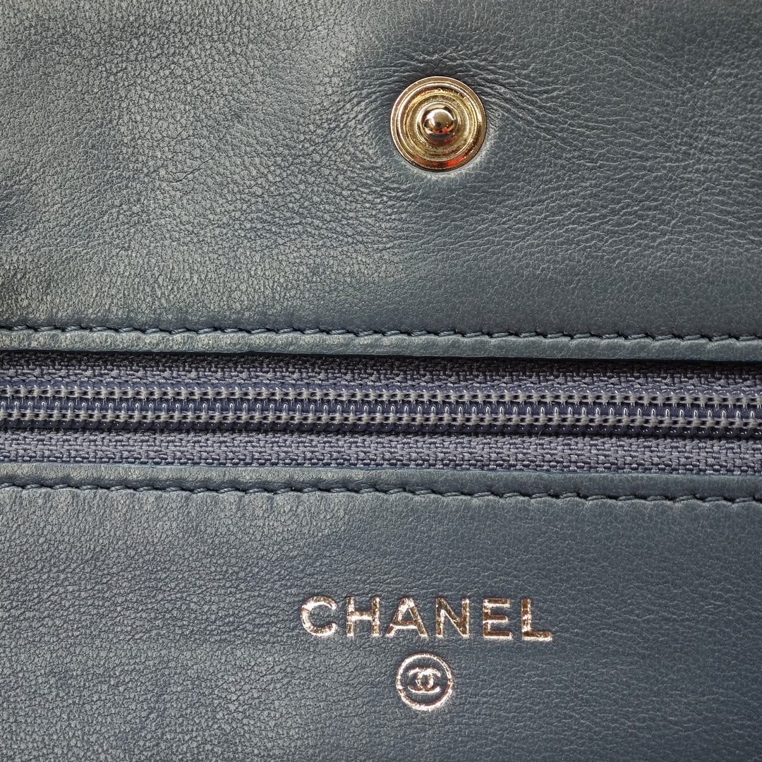 Chanel CC Matelassé Cuir d’agneau Wallet on Chain