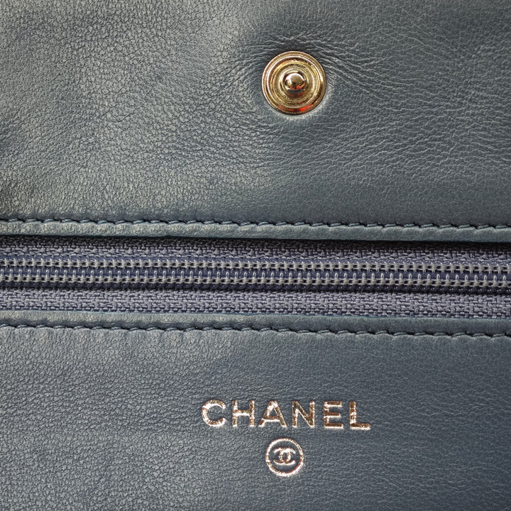 Chanel CC Matelassé Cuir d’agneau Wallet on Chain