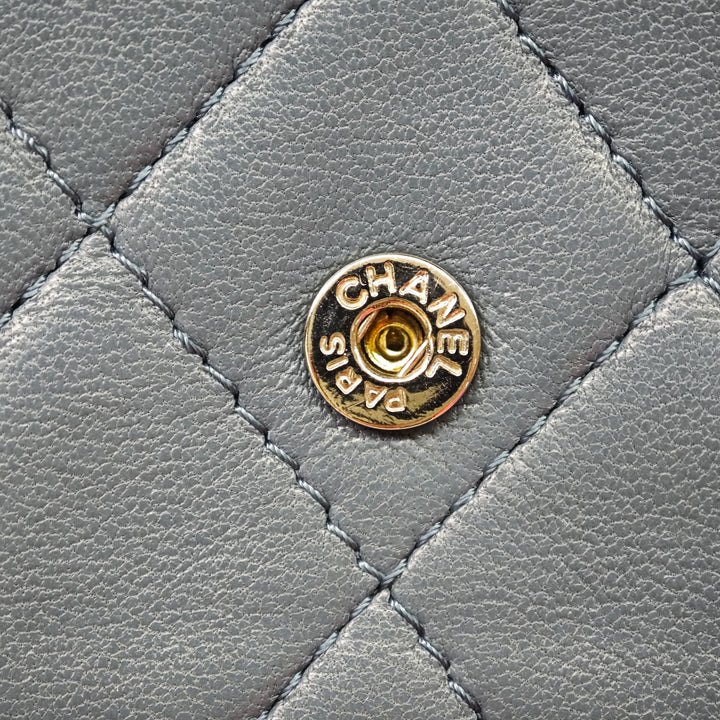 Chanel CC Matelassé Cuir d’agneau Wallet on Chain