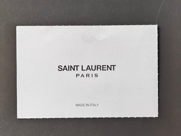 Saint Laurent Mini Croc embossé Cuir Blogger Sac caméra