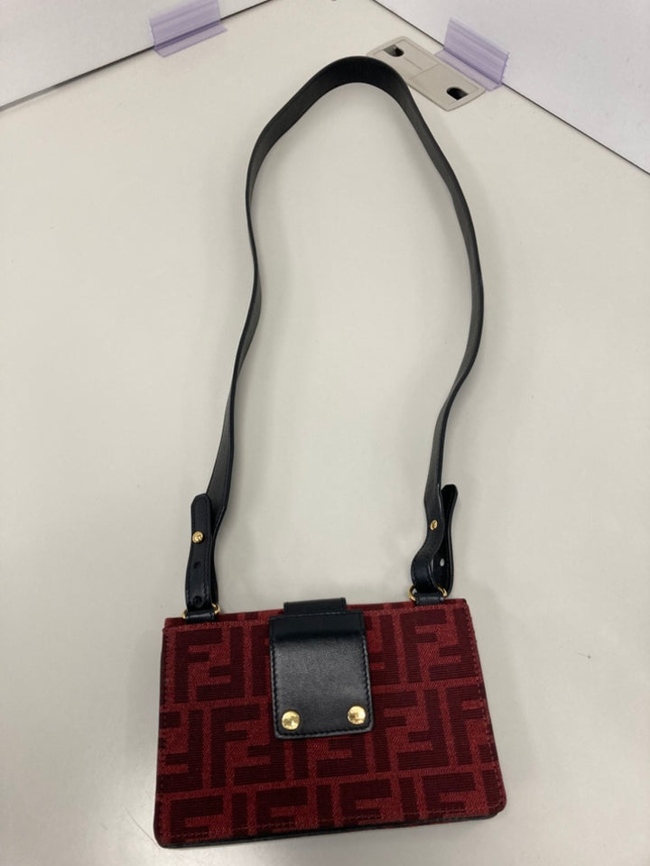 Fendi Zucca Toile Convertible Baguette Pochette