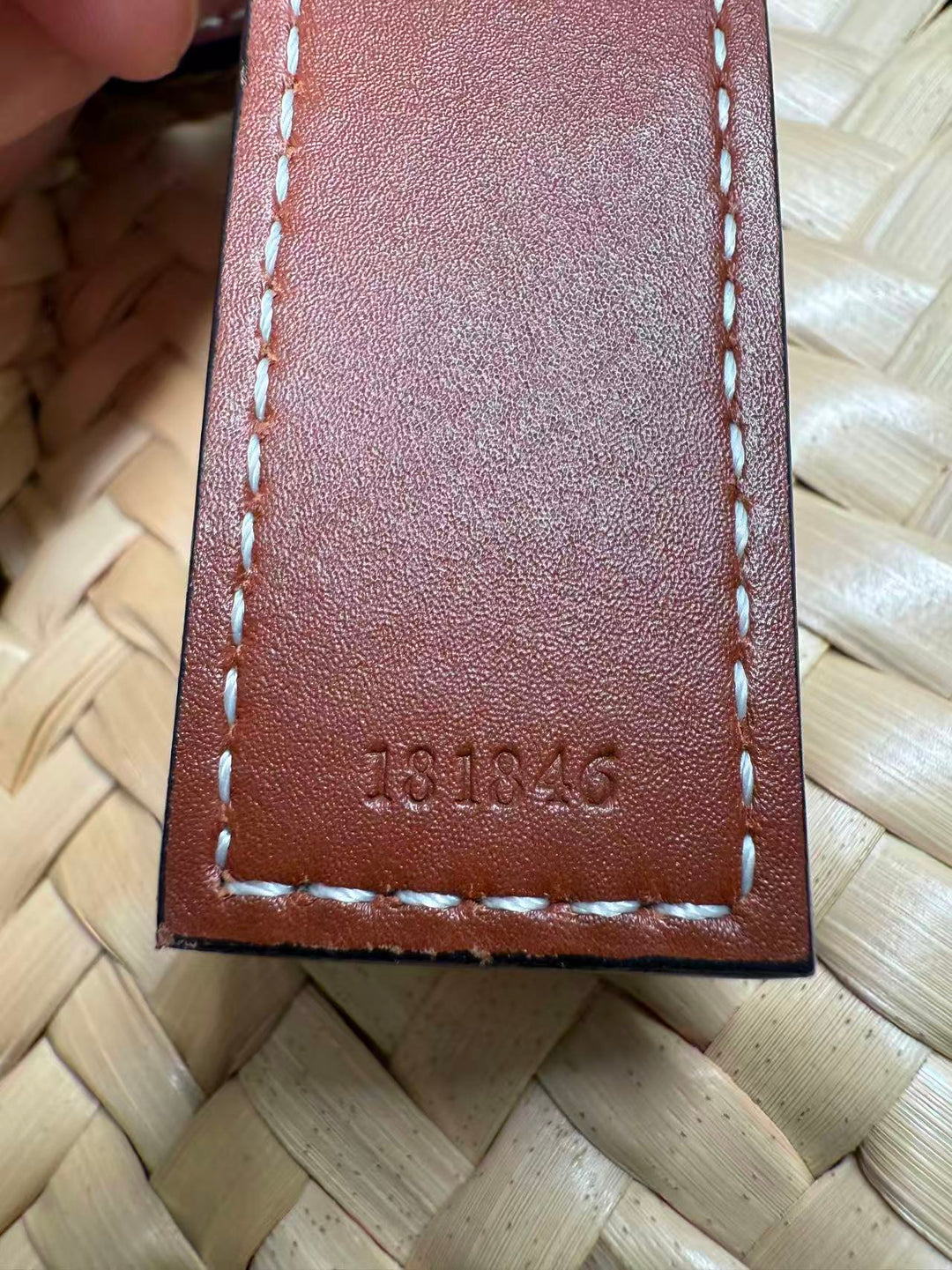 LOEWE Large brodé Raffia Basket Cabas