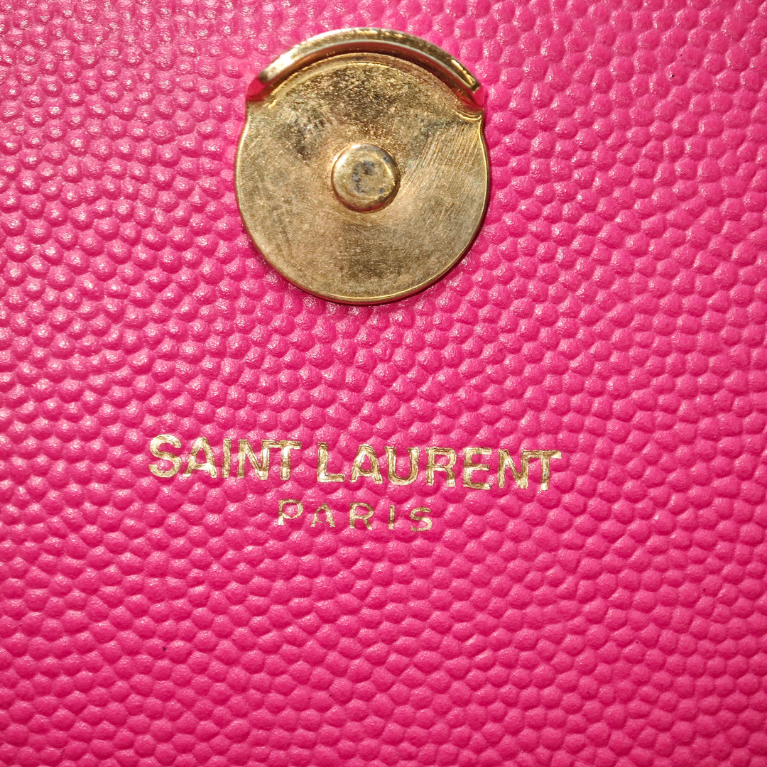 Saint Laurent Medium Grain De Poudre Monogram Kate Sac porté croisé
