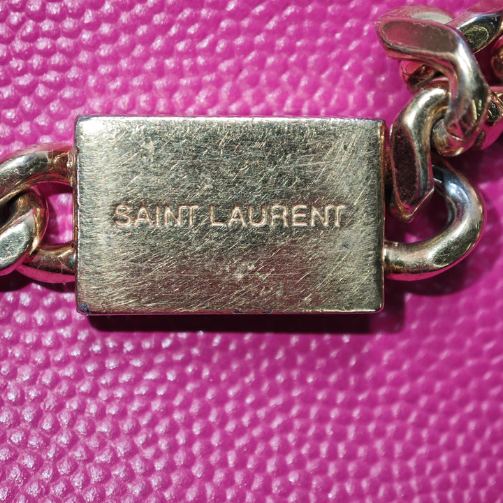 Saint Laurent Medium Grain De Poudre Monogram Kate Sac porté croisé
