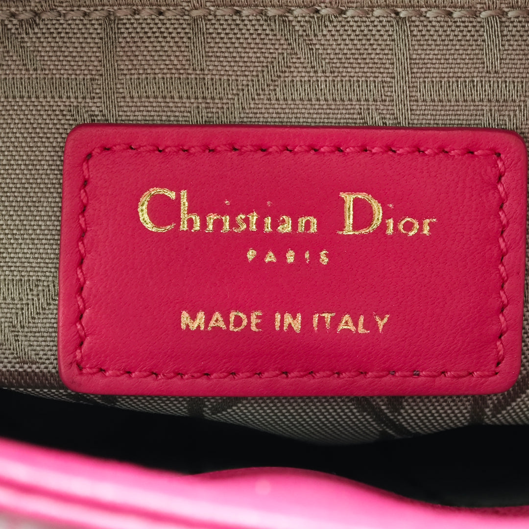 Dior Mini Cuir d’agneau Cannage Lady Dior