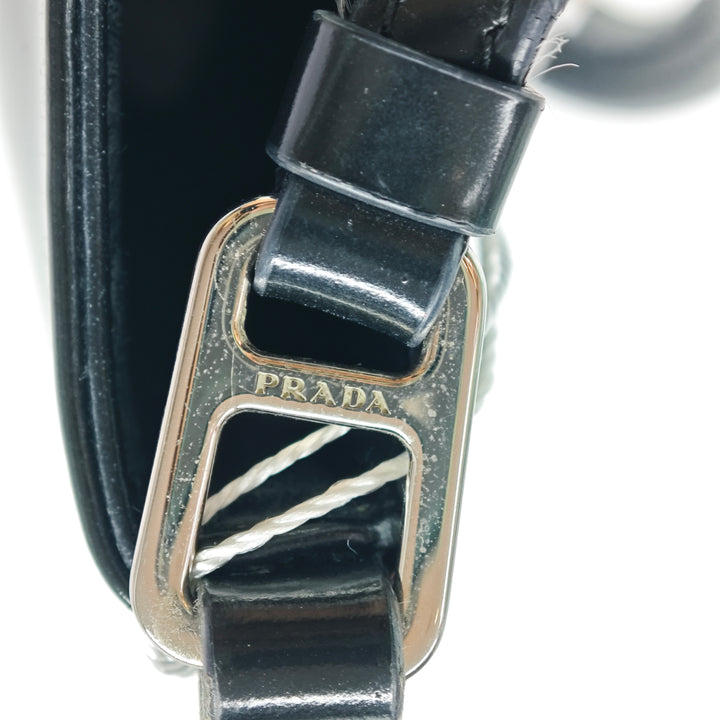 Prada Spazzolato Cuir Cleo Sac bandoulière