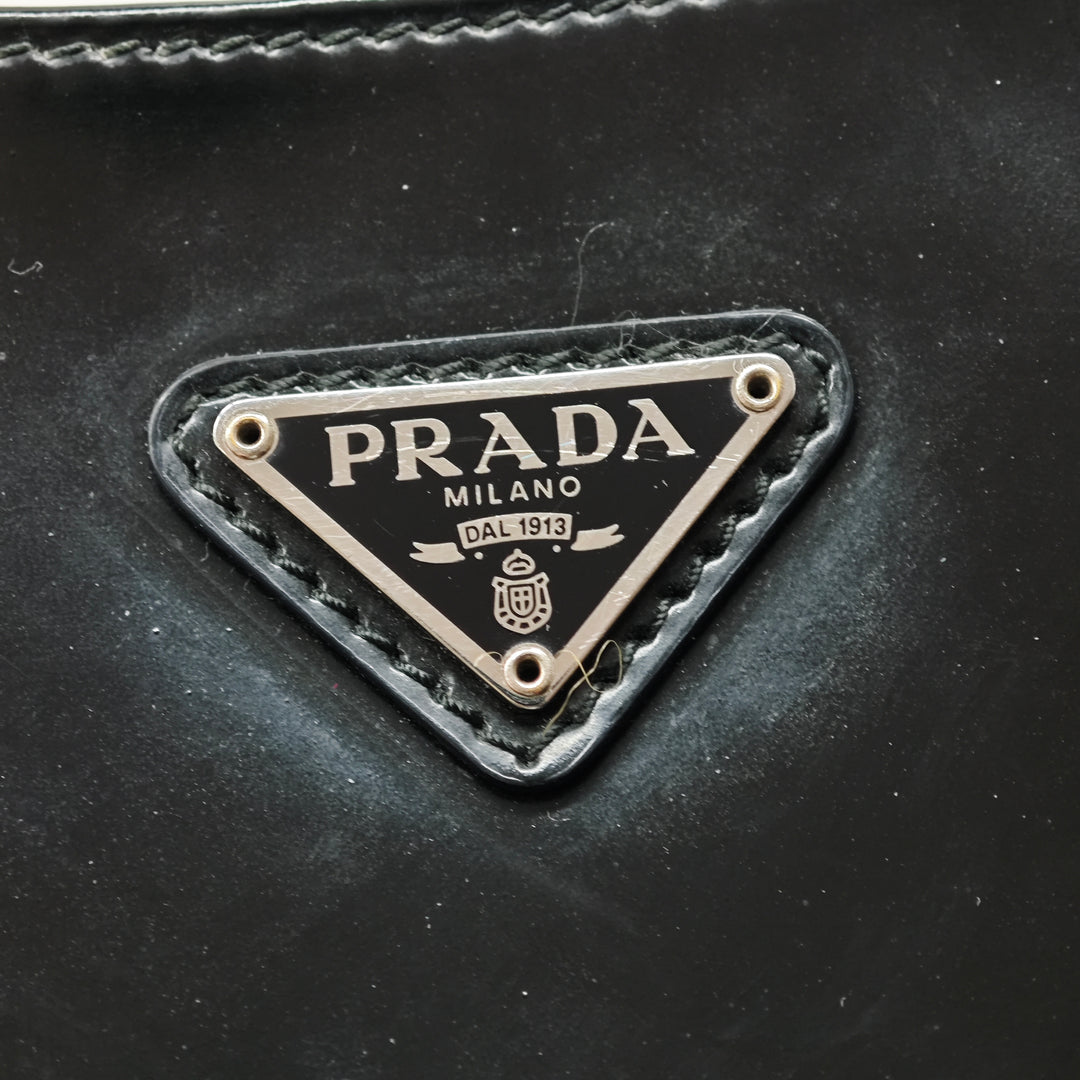 Prada Spazzolato Cuir Cleo Sac bandoulière