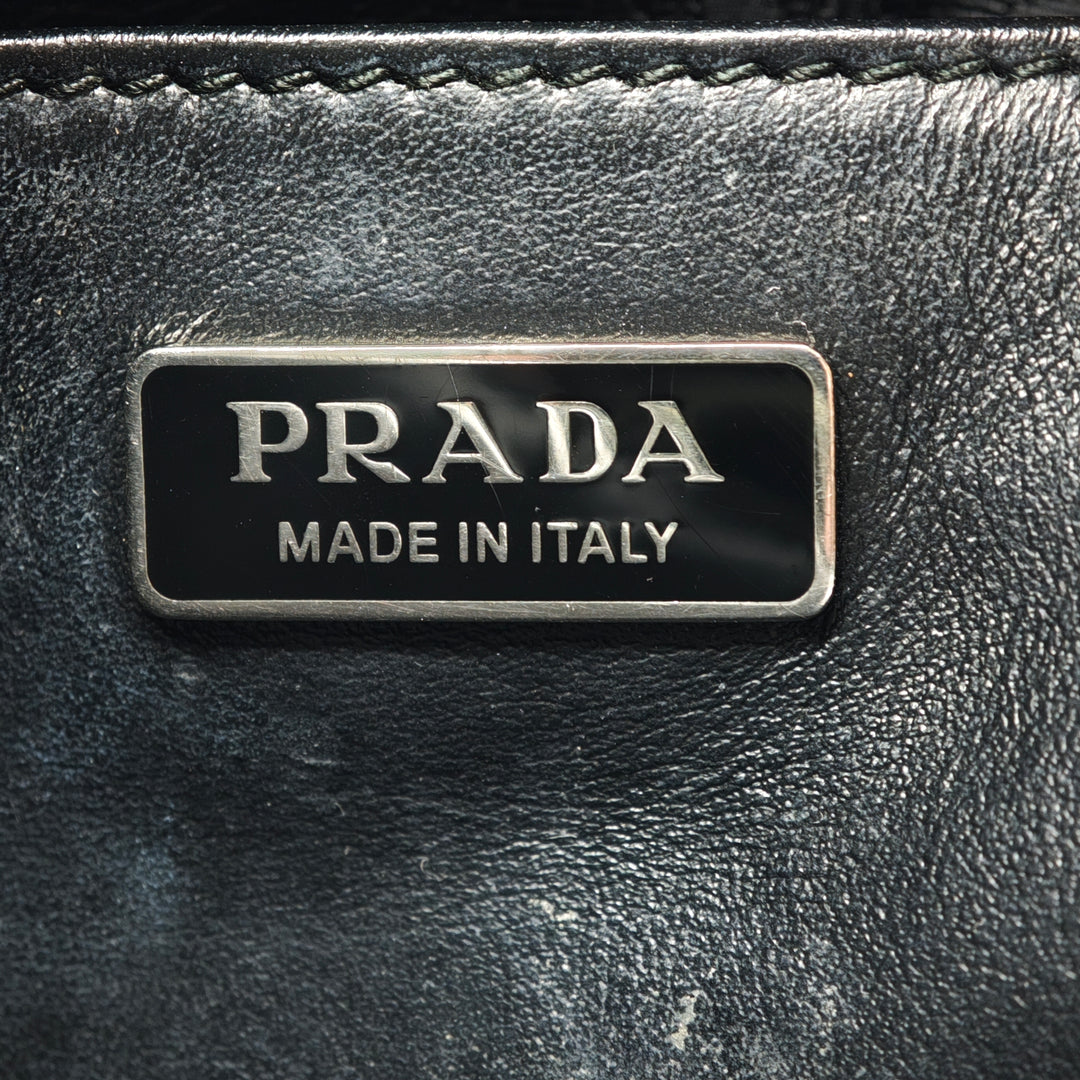 Prada Spazzolato Cuir Cleo Sac bandoulière