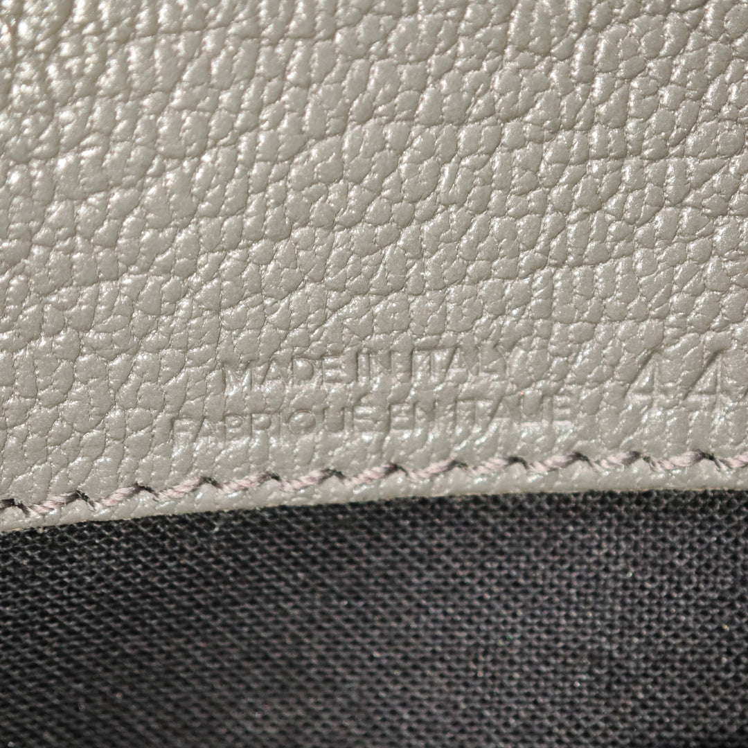 Balenciaga Cuir de chèvre Motocross Metallic Edge Wallet on Chain
